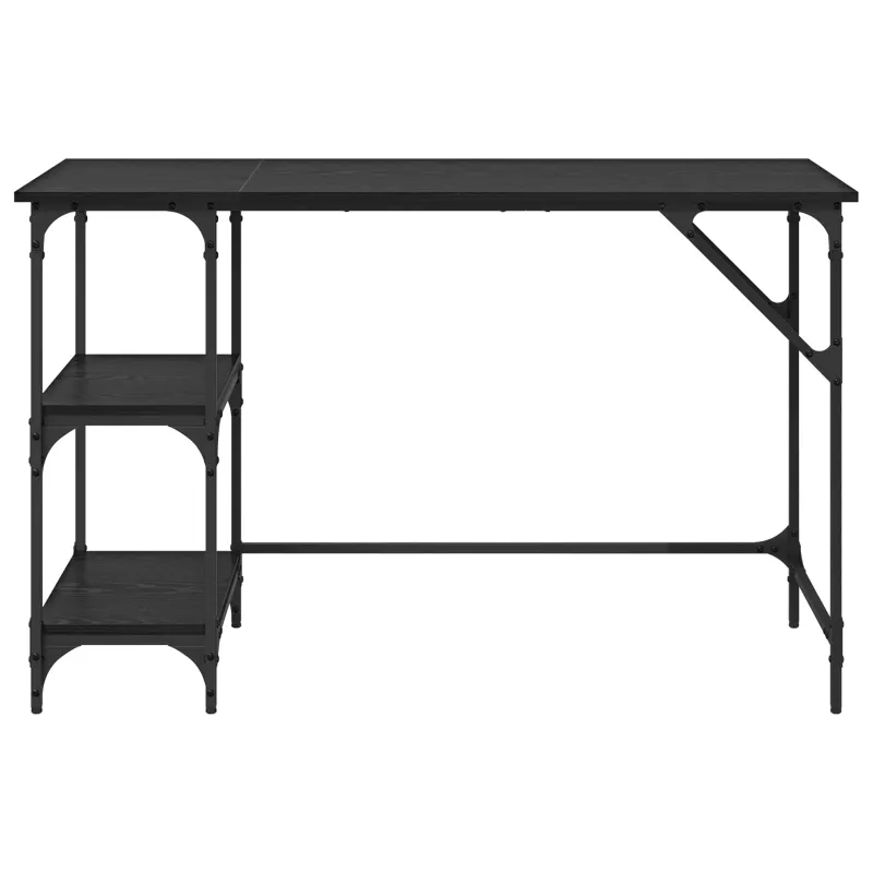 Stalas Juodas ąžuolas 120 x 50 x 75 cm Apdirbta mediena