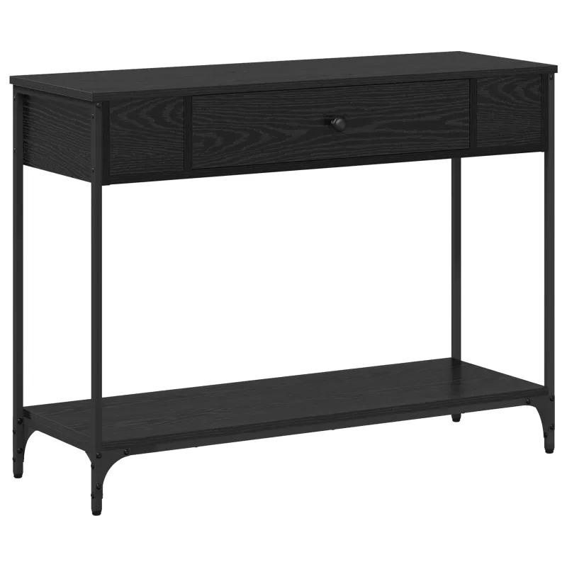 Konsolinis stalas Kita juoda ąžuolo 100 x 34.5 x 75 cm