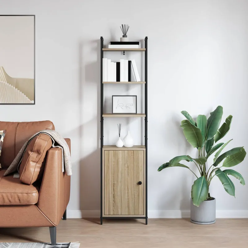 Knygų spinta Sonoma ąžuolas 40 x 24 x 161 cm Apdirbta mediena