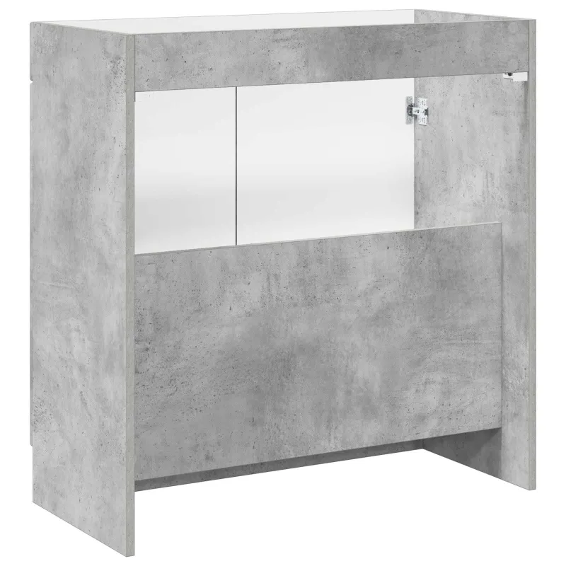 Vonios spintelė po kriaukle Betono pilka 78,5 x 37,5 x 81 cm