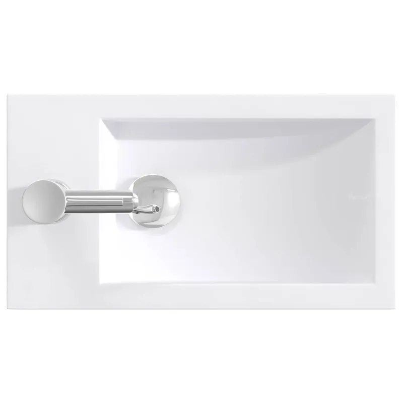 Vonios plautuvė Chromo 45,5 x 25,5 x 13 cm Metalas