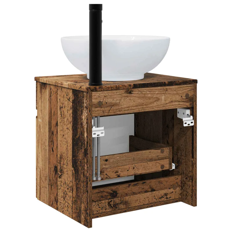 Sieninis kriauklės vanitas Sendintos medienos