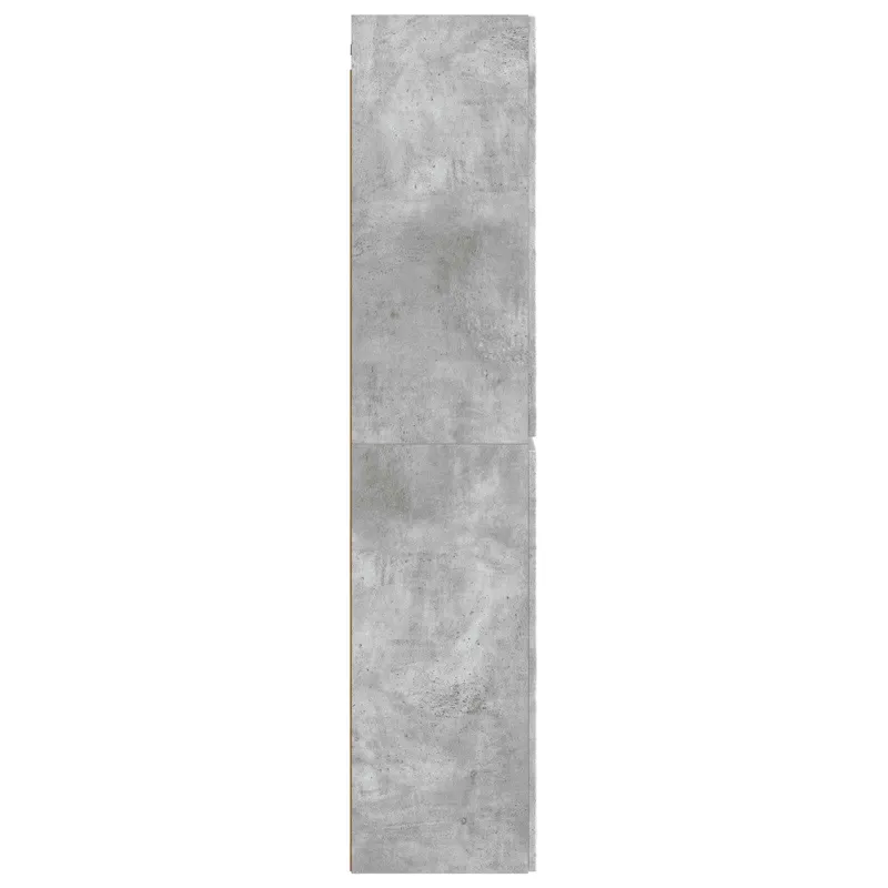 Prisegamas Vonios Spintelė Betono pilka 33 x 34,5 x 160 cm