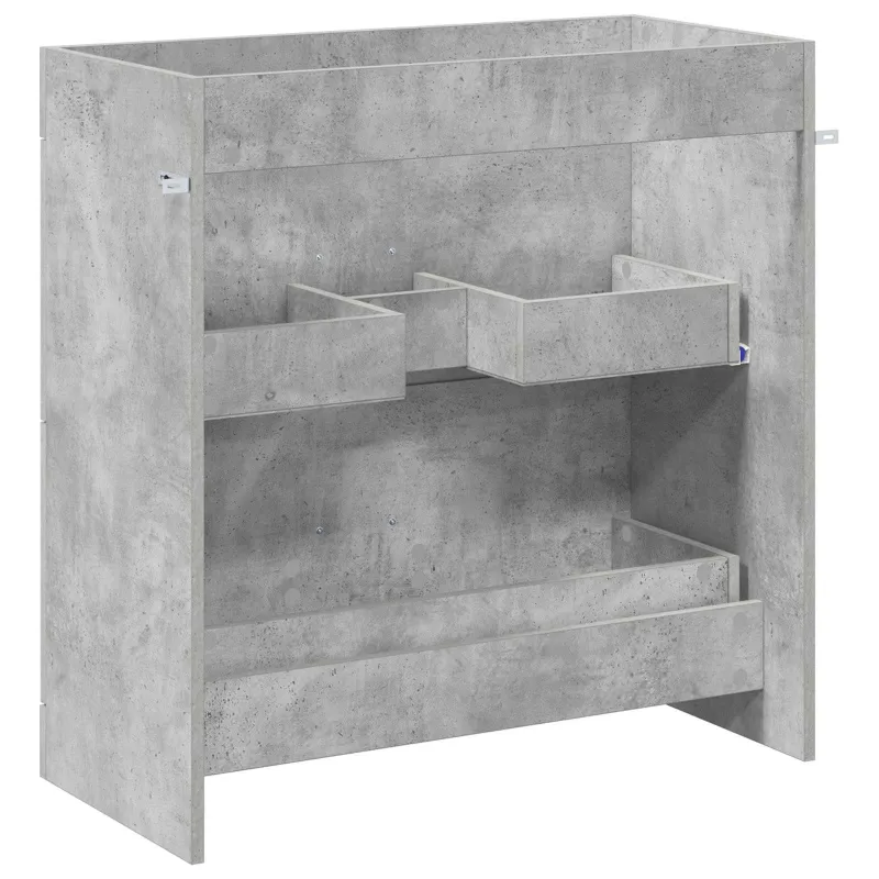 Vonios spintelė po kriaukle Betono pilka 78,5 x 37,5 x 81 cm