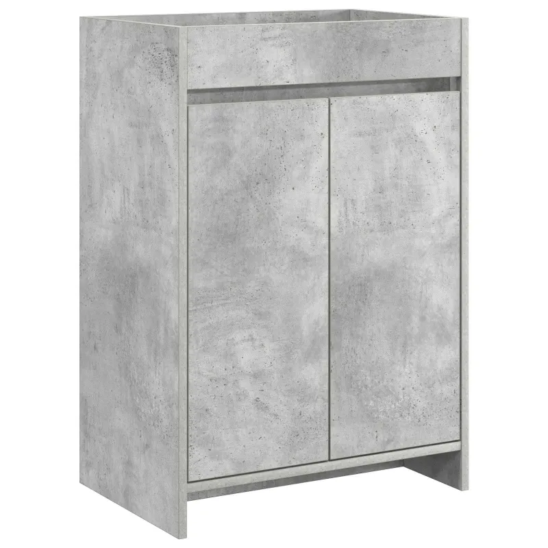 Vonios spintelė po kriaukle Betono pilka 56 x 37,5 x 81 cm