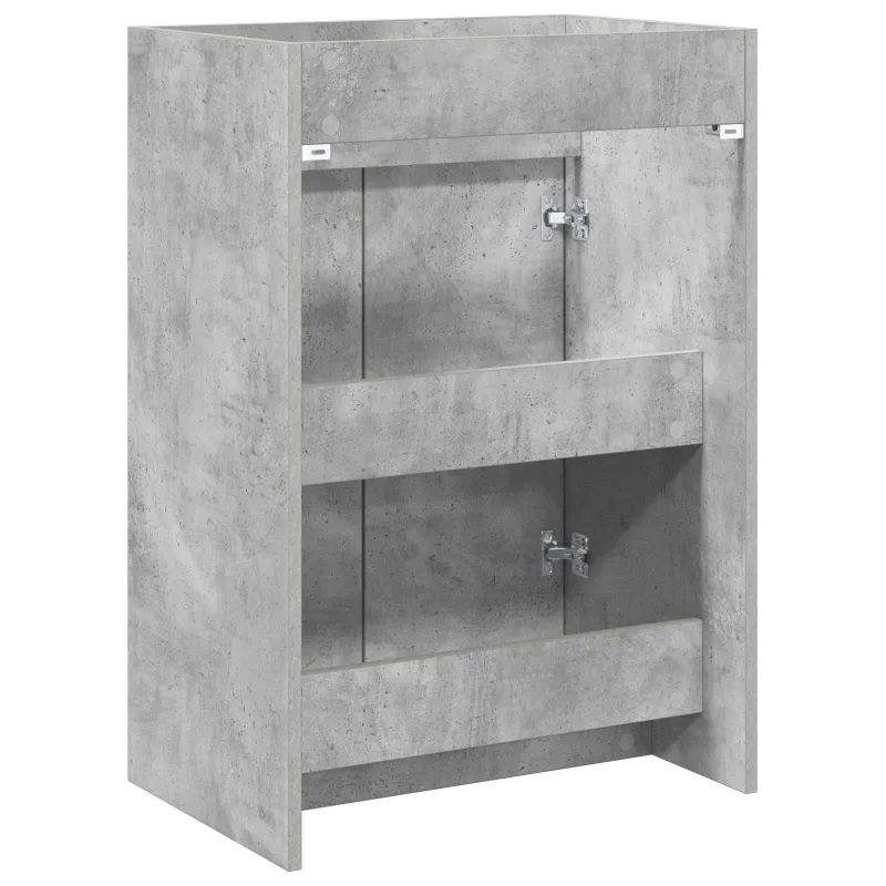Vonios spintelė po kriaukle Betono pilka 56 x 37,5 x 81 cm