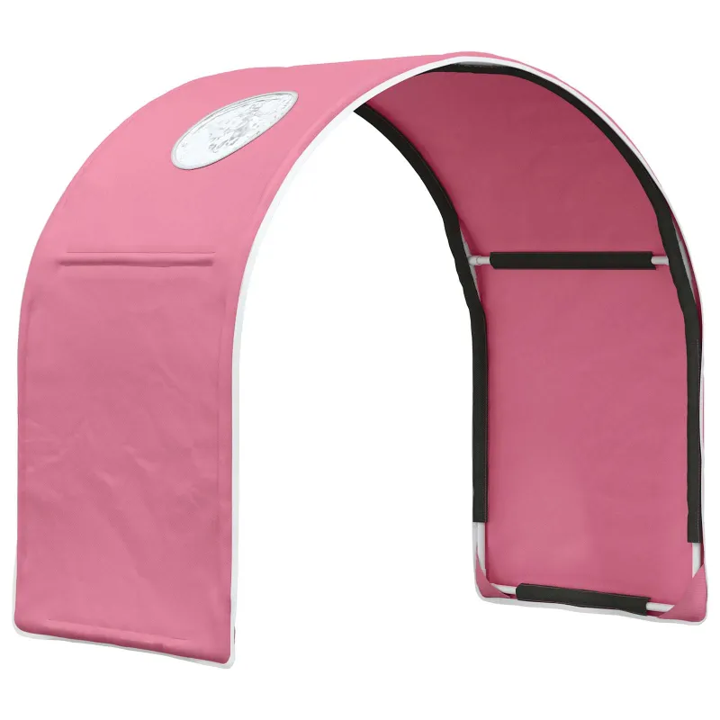 Lovos tunelis 2 pcs Rožinė 211 x 52,5 x 2 cm Poliesteris