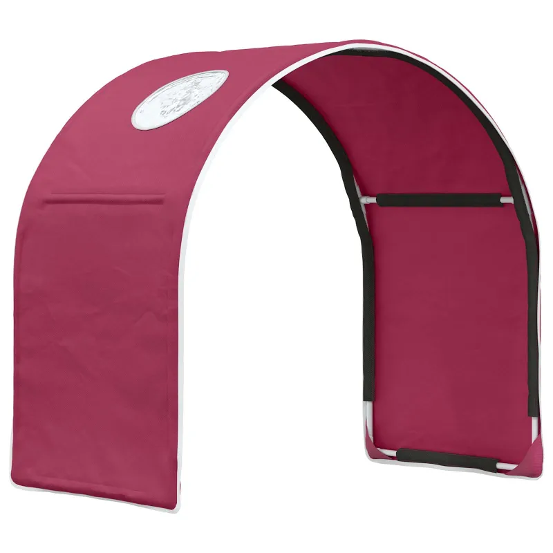 Lovos tunelis 2 pcs Raudona 211 x 52,5 x 2 cm Poliesteris