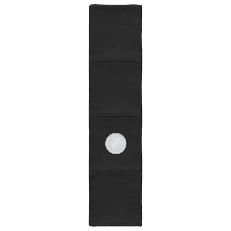 Lovos tunelis 2 pcs Juoda 211 x 52,5 x 2 cm Poliesteris