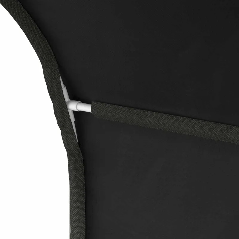 Lovos tunelis 2 pcs Juoda 211 x 52,5 x 2 cm Poliesteris