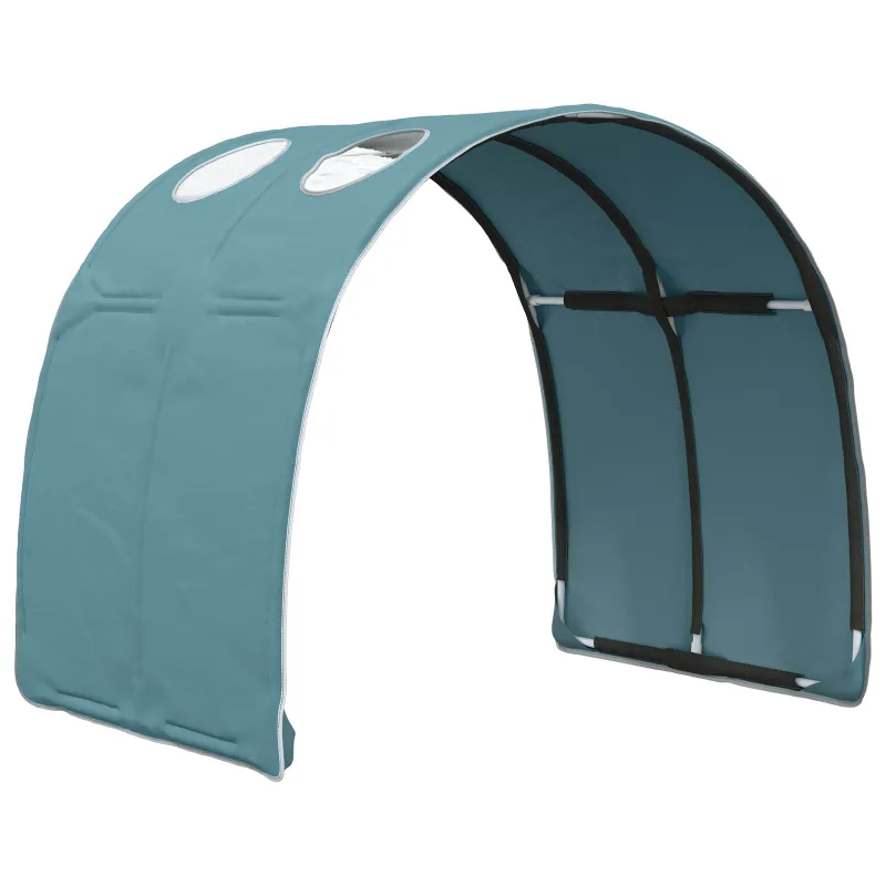 Lovos tunelis 2 pcs Šviesiai mėlyna 211 x 67.5 x 2 cm