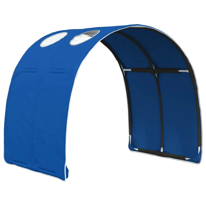 Lovos tunelis 2 pcs Mėlyna 211 x 67.5 x 2 cm Poliesteris