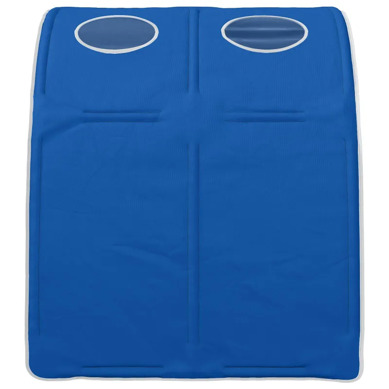 Lovos tunelis 2 pcs Mėlyna 211 x 67.5 x 2 cm Poliesteris