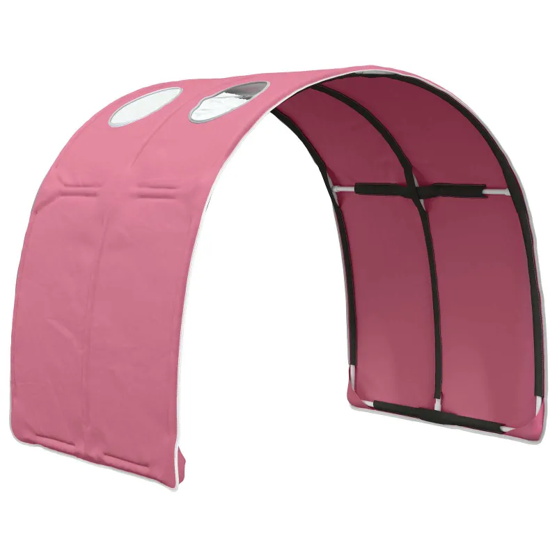 Lovos tunelis 2 pcs Rožinė 211 x 67.5 x 2 cm Poliesteris