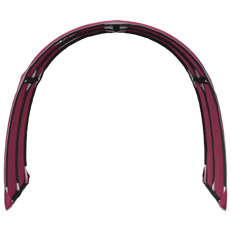 Lovos tunelis 2 pcs Raudona 211 x 67.5 x 2 cm Poliesteris