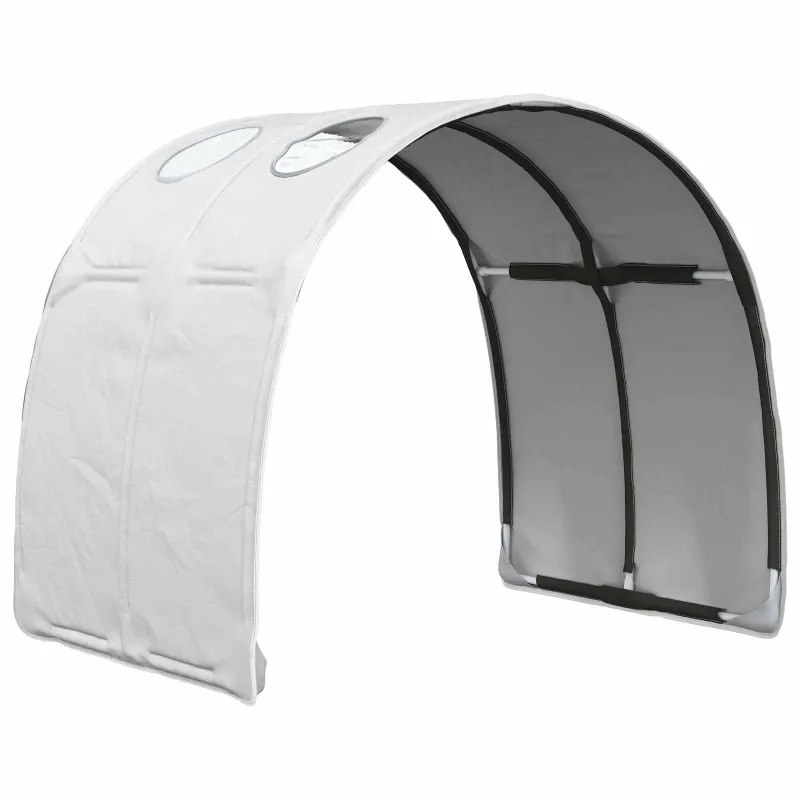Lovos tunelis 2 pcs Balta 211 x 67.5 x 2 cm Poliesteris