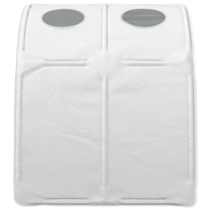 Lovos tunelis 2 pcs Balta 211 x 67.5 x 2 cm Poliesteris