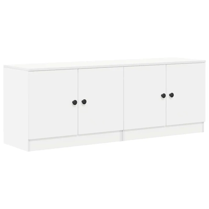 Lovos spintelė 2 pcs Balta 66 x 35 x 48 cm Apdirbta mediena