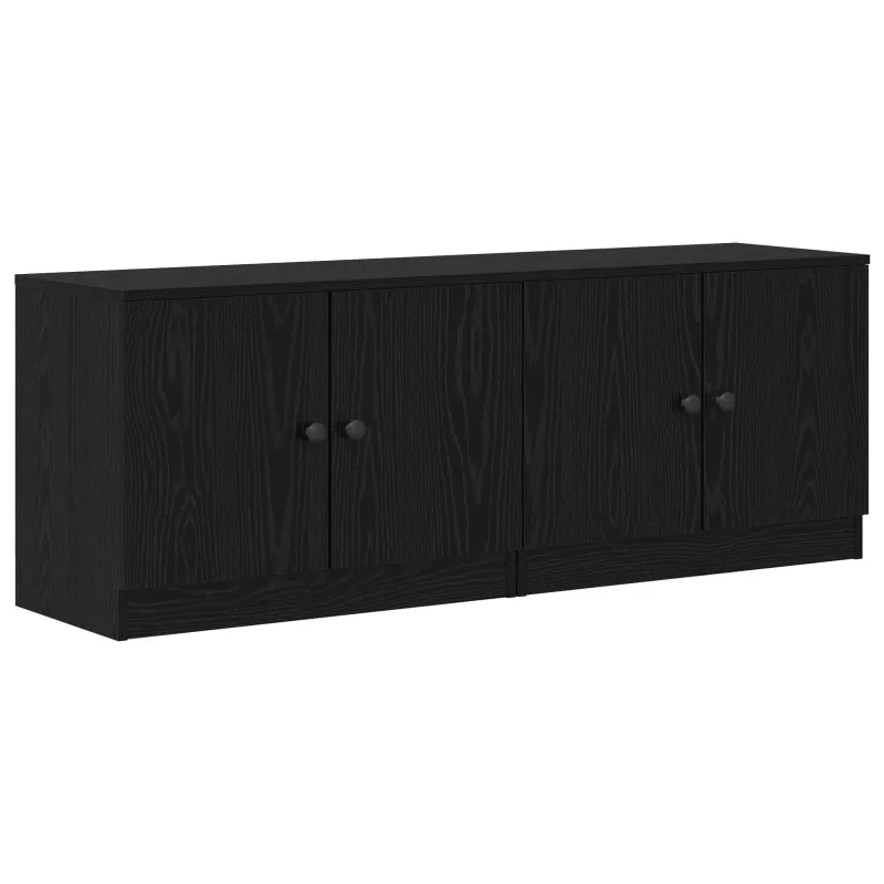 Lovos spintelė 2 pcs Juodojo ąžuolo 66 x 35 x 48 cm