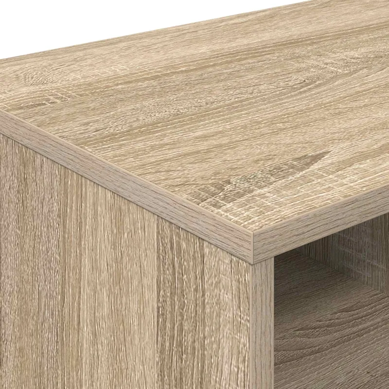 Lovos spintelė 2 pcs Sonoma ąžuolas 66 x 35 x 48 cm