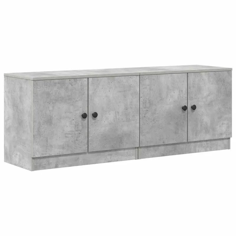 Lovos spintelė 2 pcs Betono pilka 66 x 35 x 48 cm
