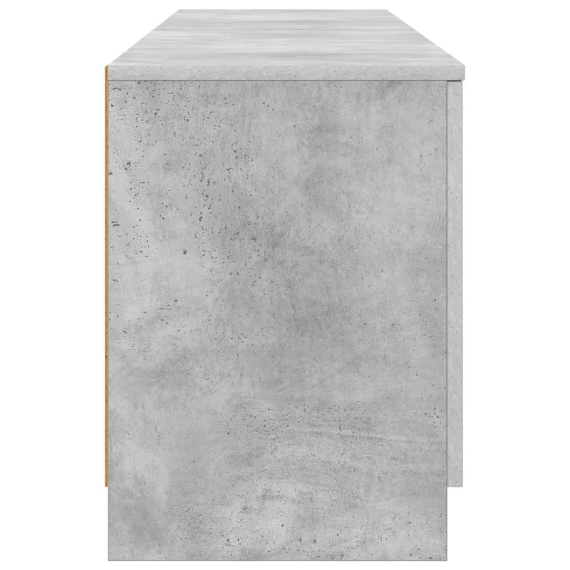 Lovos spintelė 2 pcs Betono pilka 66 x 35 x 48 cm