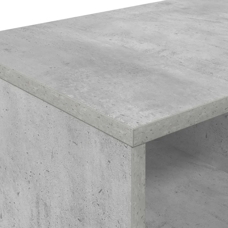 Lovos spintelė 2 pcs Betono pilka 66 x 35 x 48 cm