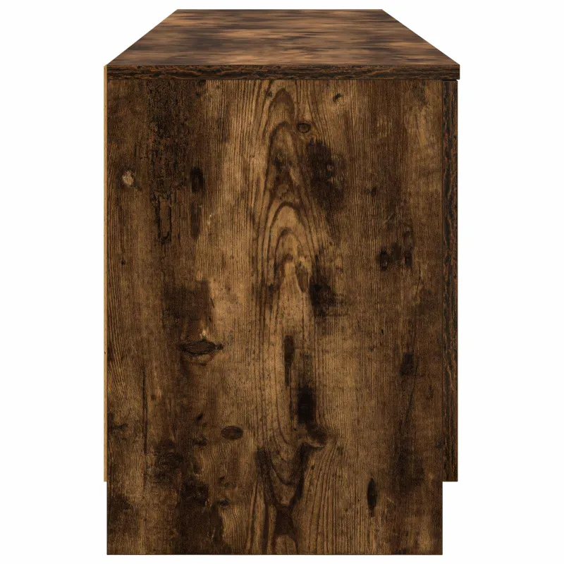 Lovos spintelė 2 pcs Dūminio ąžuolo 66 x 35 x 48 cm