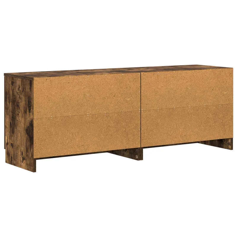 Lovos spintelė 2 pcs Dūminio ąžuolo 66 x 35 x 48 cm