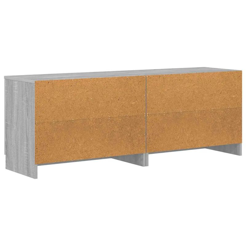 Lovos spintelė 2 pcs Pilka Sonoma 66 x 35 x 48 cm