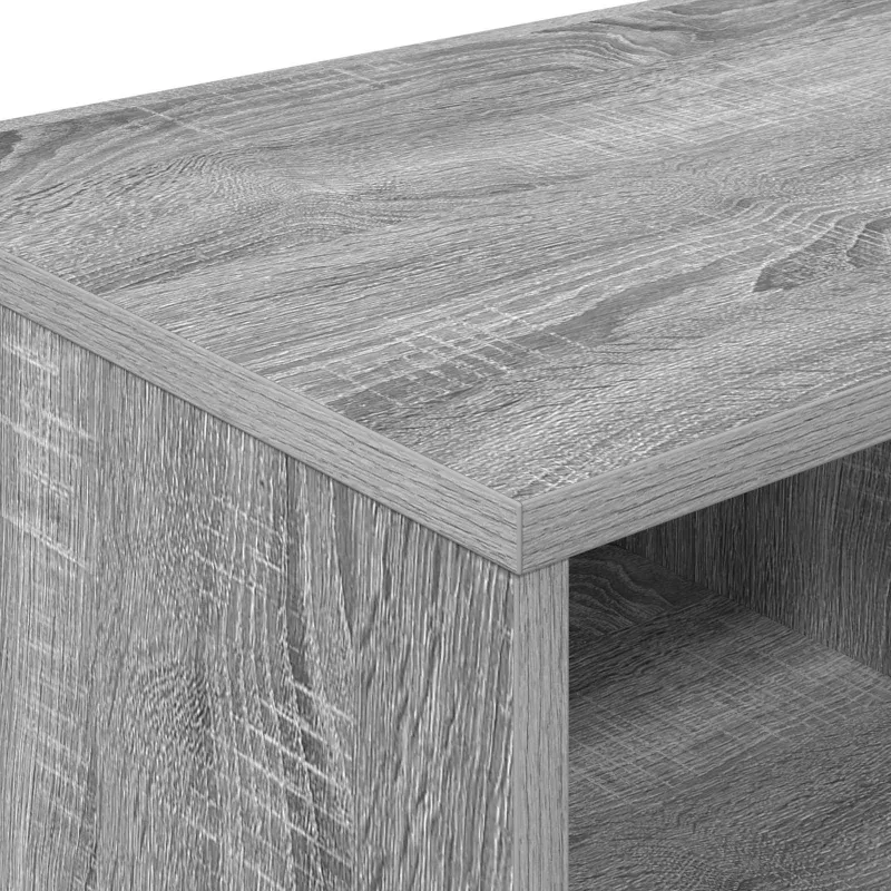 Lovos spintelė 2 pcs Pilka Sonoma 66 x 35 x 48 cm