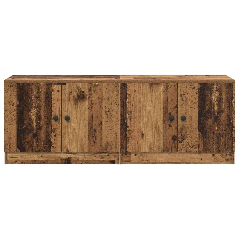 Lovos spintelė 2 pcs Sendintos medienos 66 x 35 x 48 cm