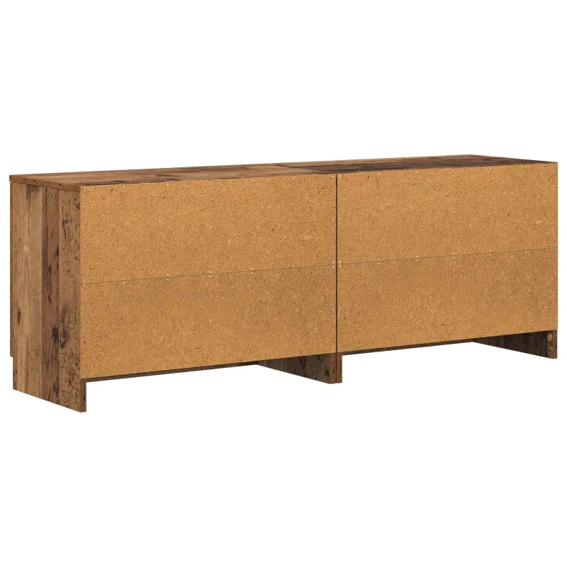 Lovos spintelė 2 pcs Sendintos medienos 66 x 35 x 48 cm