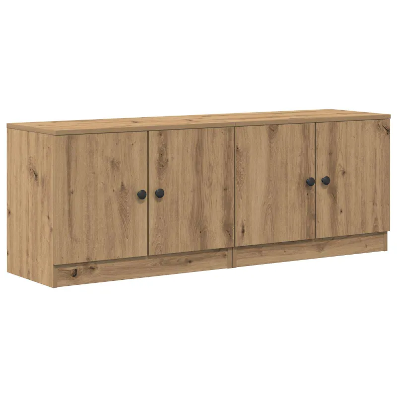 Lovos spintelė 2 pcs Artisano ąžuolo 66 x 35 x 48 cm