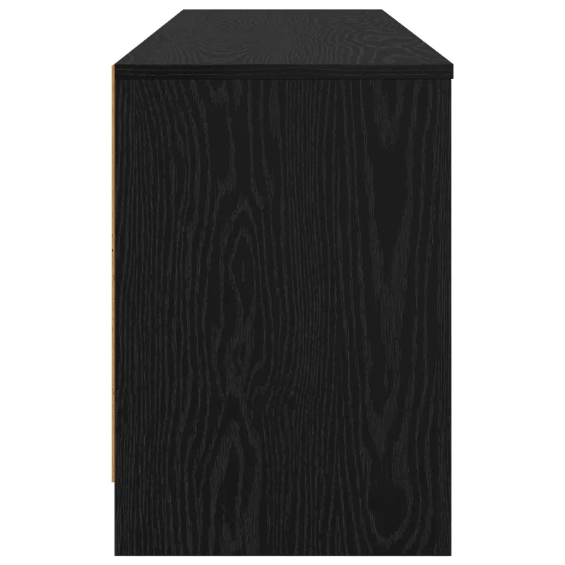 Lovos spintelė su lentyna 2 pcs Juodojo ąžuolo 66 x 33 x 48 cm