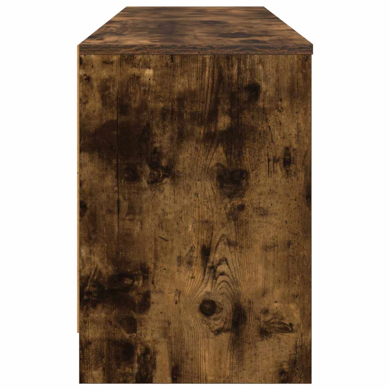 Lovos spintelė su lentyna 2 pcs Dūminio ąžuolo 66 x 33 x 48 cm