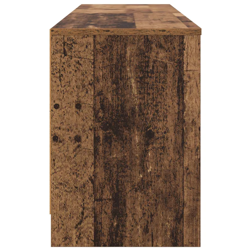 Lovos spintelė 2 pcs Sendintos medienos 66 x 33 x 48 cm