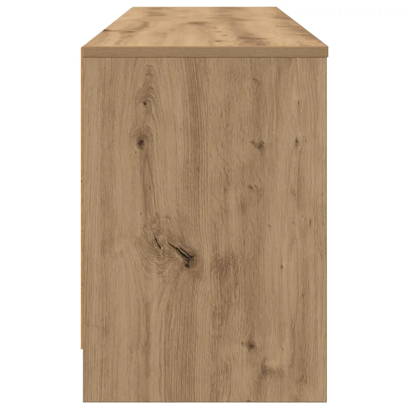 Lovos spintelė su lentyna 2 pcs Artisano ąžuolo 66 x 33 x 48 cm
