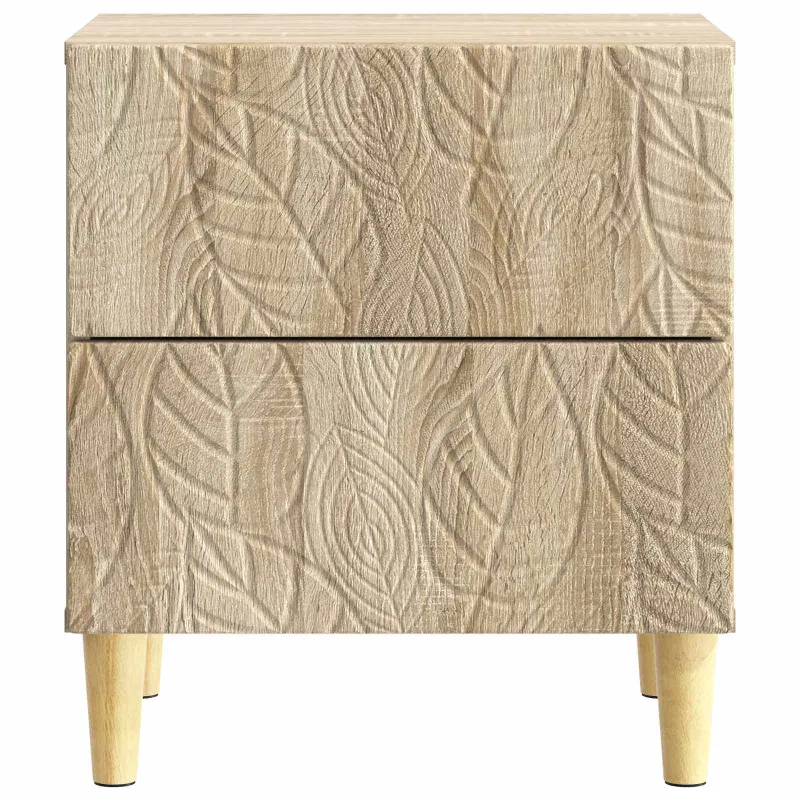 Naktinis staliukas 2 pcs Sonoma ąžuolas 43 x 34,5 x 48 cm