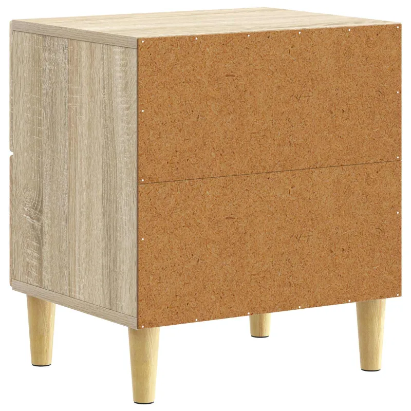 Naktinis staliukas 2 pcs Sonoma ąžuolas 43 x 34,5 x 48 cm