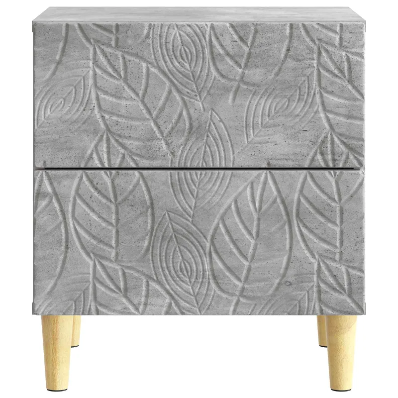 Naktinis staliukas Betono pilka 43 x 34,5 x 48 cm