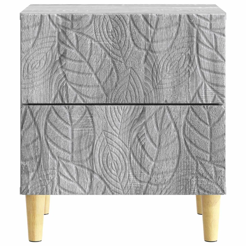 Naktinis staliukas 2 pcs Pilka Sonoma 43 x 34,5 x 48 cm