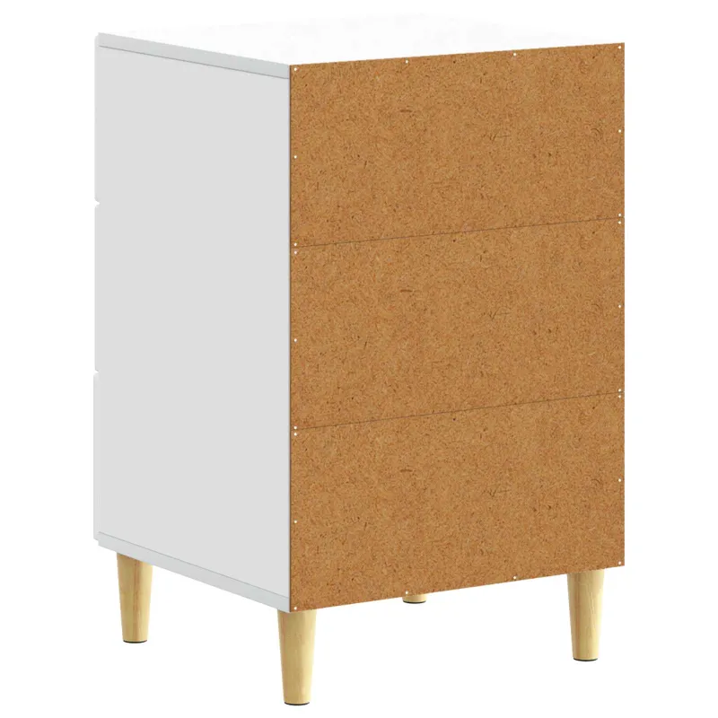 Naktinis staliukas Balta 43 x 39,5 x 66,5 cm Apdirbta mediena