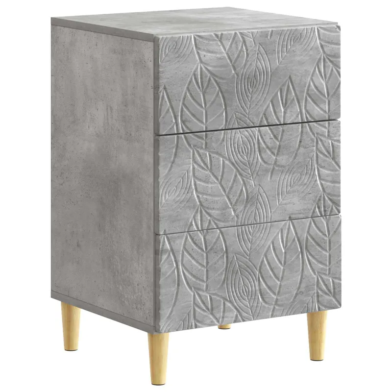 Naktinis staliukas Betono pilka 43 x 39,5 x 66,5 cm