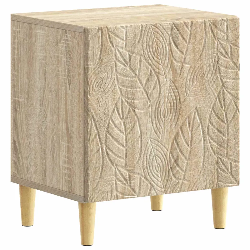 Naktinis staliukas 2 pcs Sonoma ąžuolas 43 x 34,5 x 50 cm