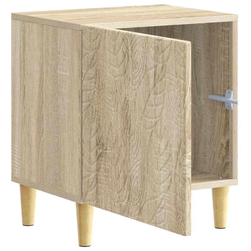 Naktinis staliukas 2 pcs Sonoma ąžuolas 43 x 34,5 x 50 cm