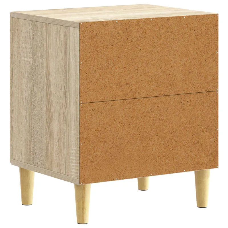 Naktinis staliukas 2 pcs Sonoma ąžuolas 43 x 34,5 x 50 cm