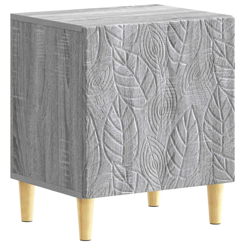 Naktinis staliukas 2 pcs Pilka Sonoma 43 x 34,5 x 50 cm
