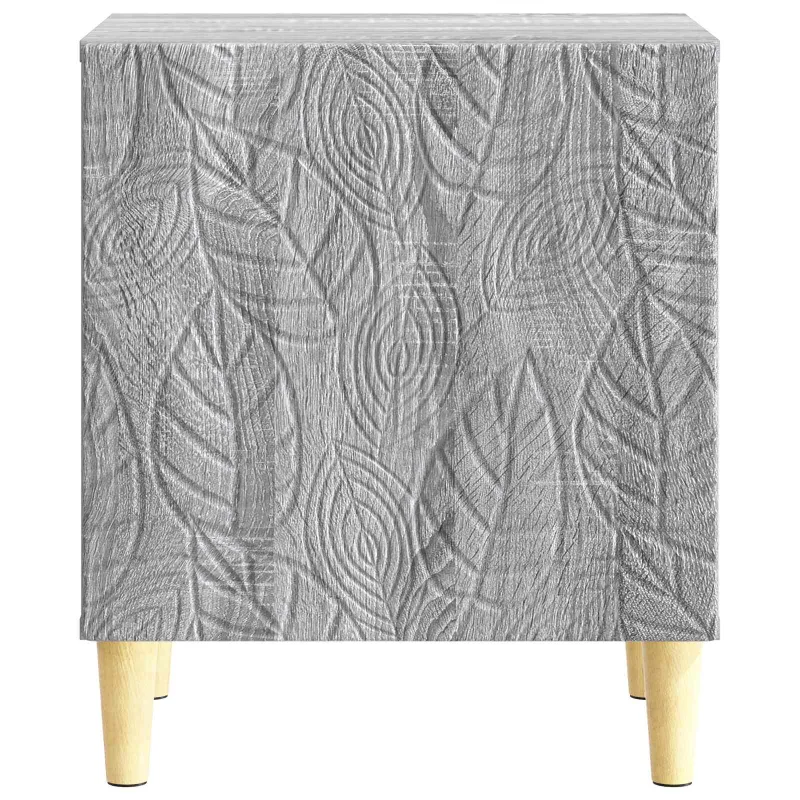 Naktinis staliukas 2 pcs Pilka Sonoma 43 x 34,5 x 50 cm