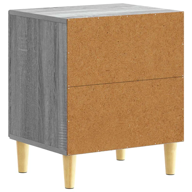 Naktinis staliukas 2 pcs Pilka Sonoma 43 x 34,5 x 50 cm